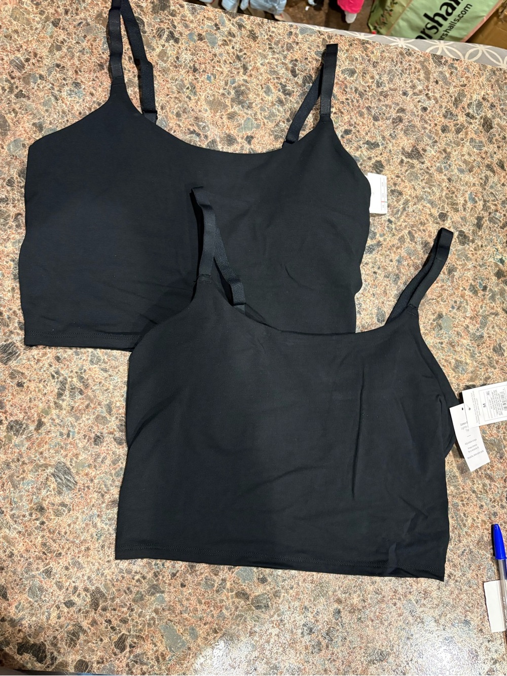 Set of 2 Auden bralettes/ crop Sz med